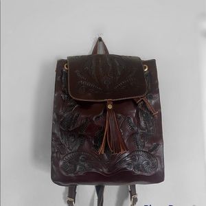 Leather backpack 🇲🇽